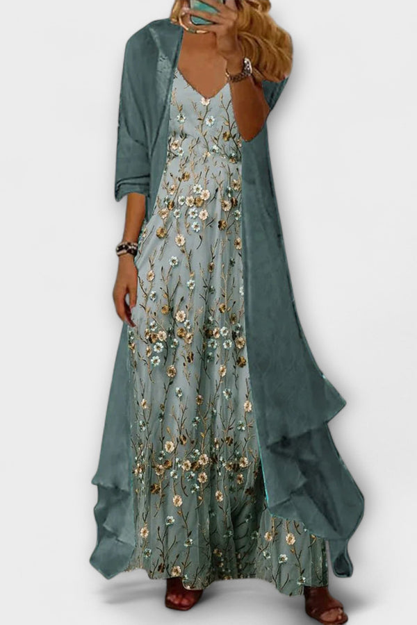 Bryleigh | Elegante abito lungo in due pezzi