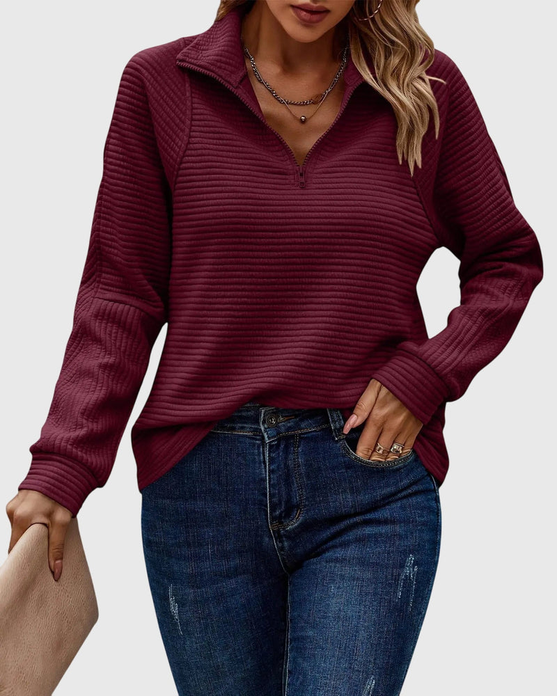 Abigail™ | Elegante maglione con cerniera