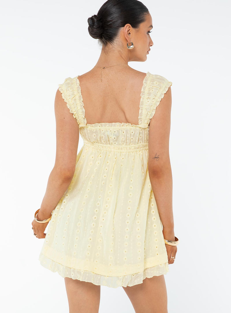 Vestito Mini Carlita Giallo