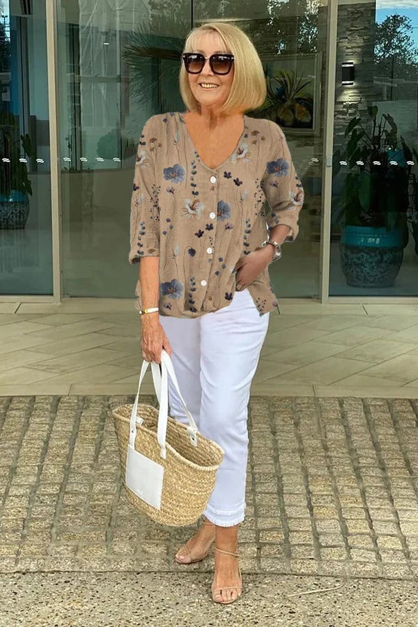 Elora | Camicetta floreale 