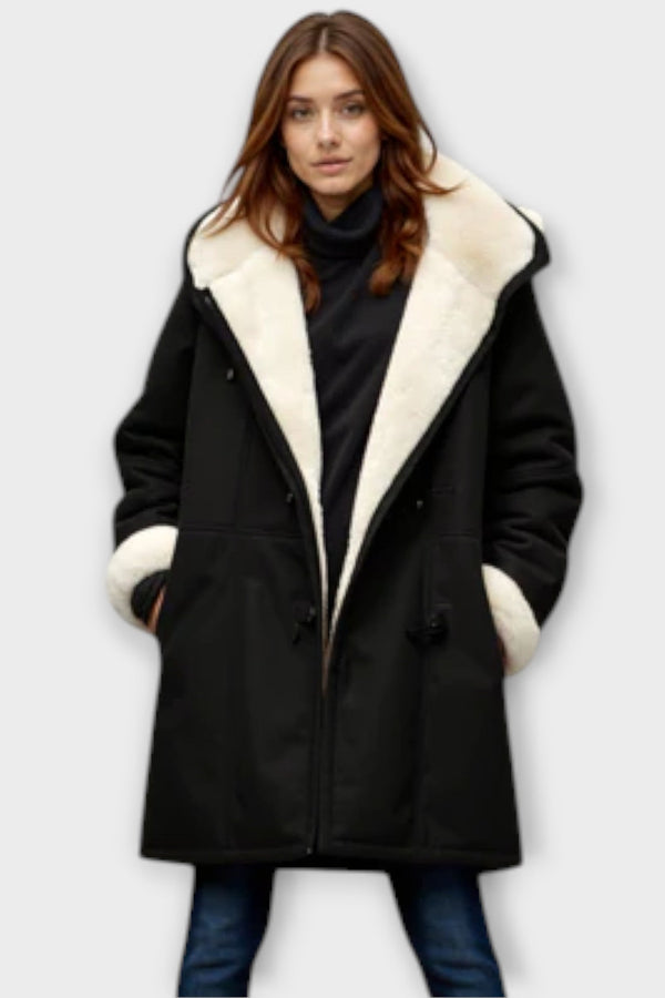 Antonia - Cappotto con fodera in pelliccia