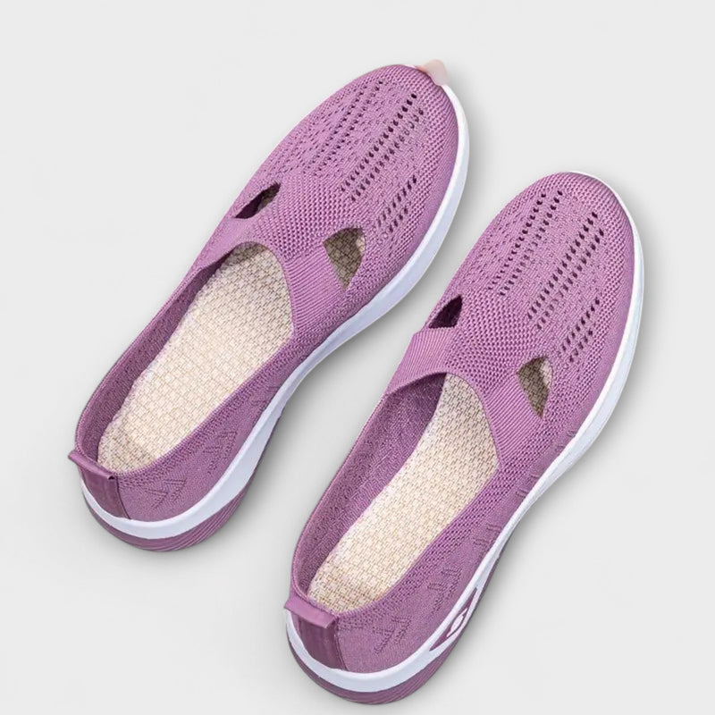 Martha - Stivali Ortopedici Confortevoli in Viola