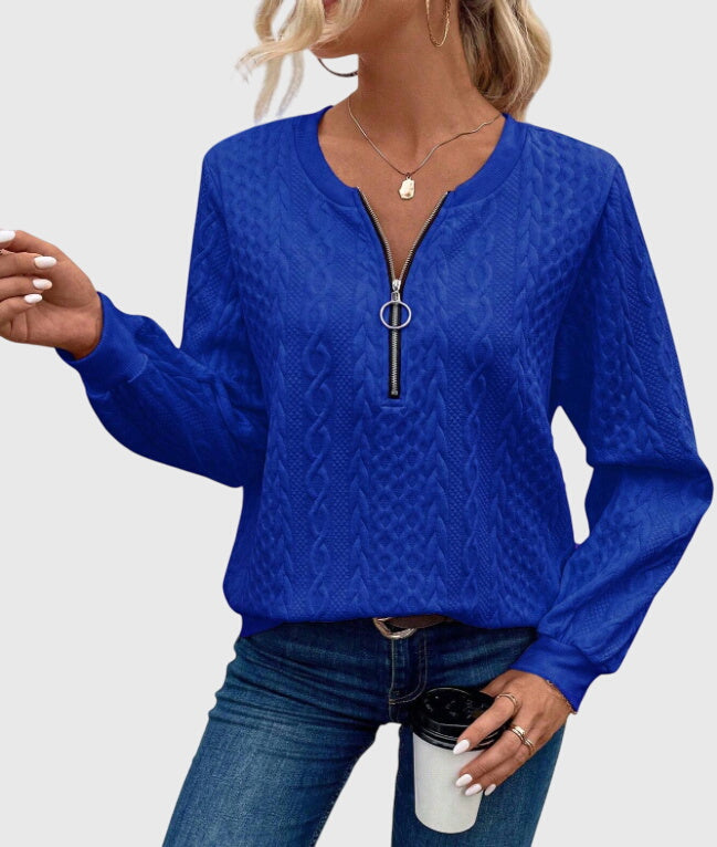 Nora™ | Maglione con cerniera