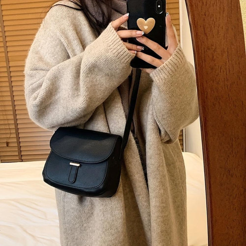 Aria™ Retro Grace | Elegante borsa a tracolla Saddle