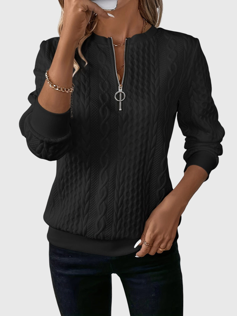 Nora™ | Maglione con cerniera