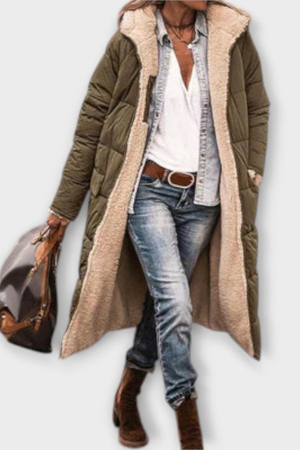 Kora - Cappotto con fodera in pelliccia