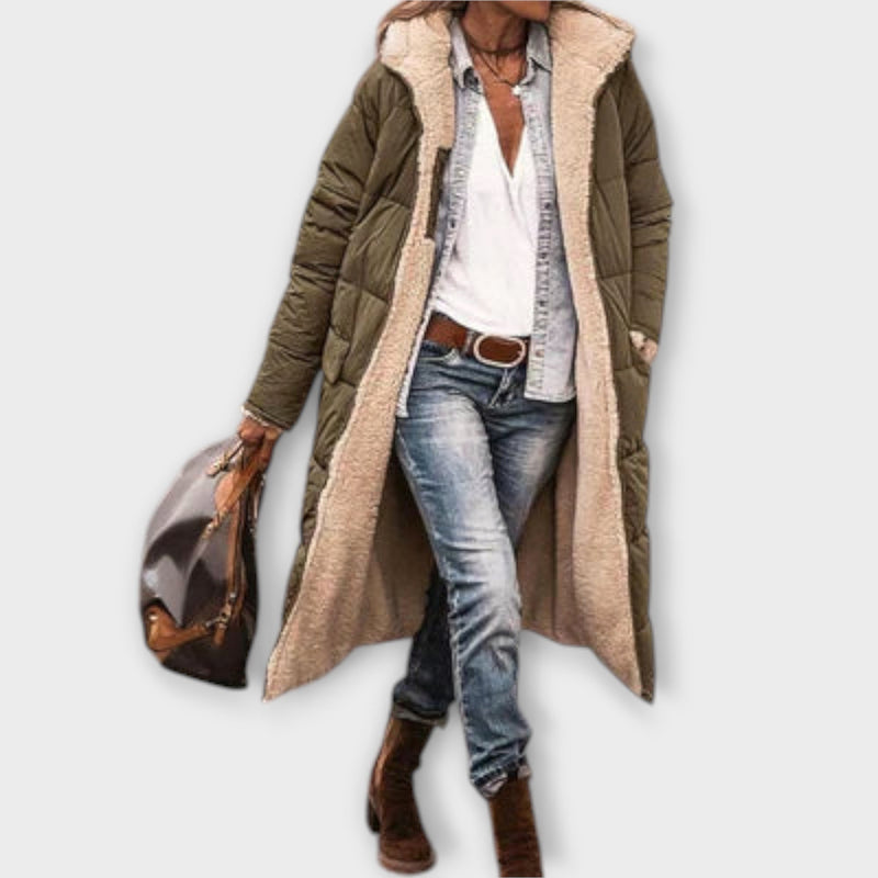 Kora - Cappotto con fodera in pelliccia