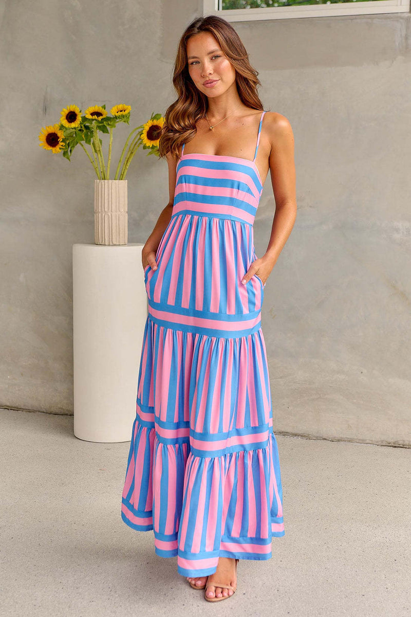 Abito lungo Coastal Vibes – Comfort e colore in uno