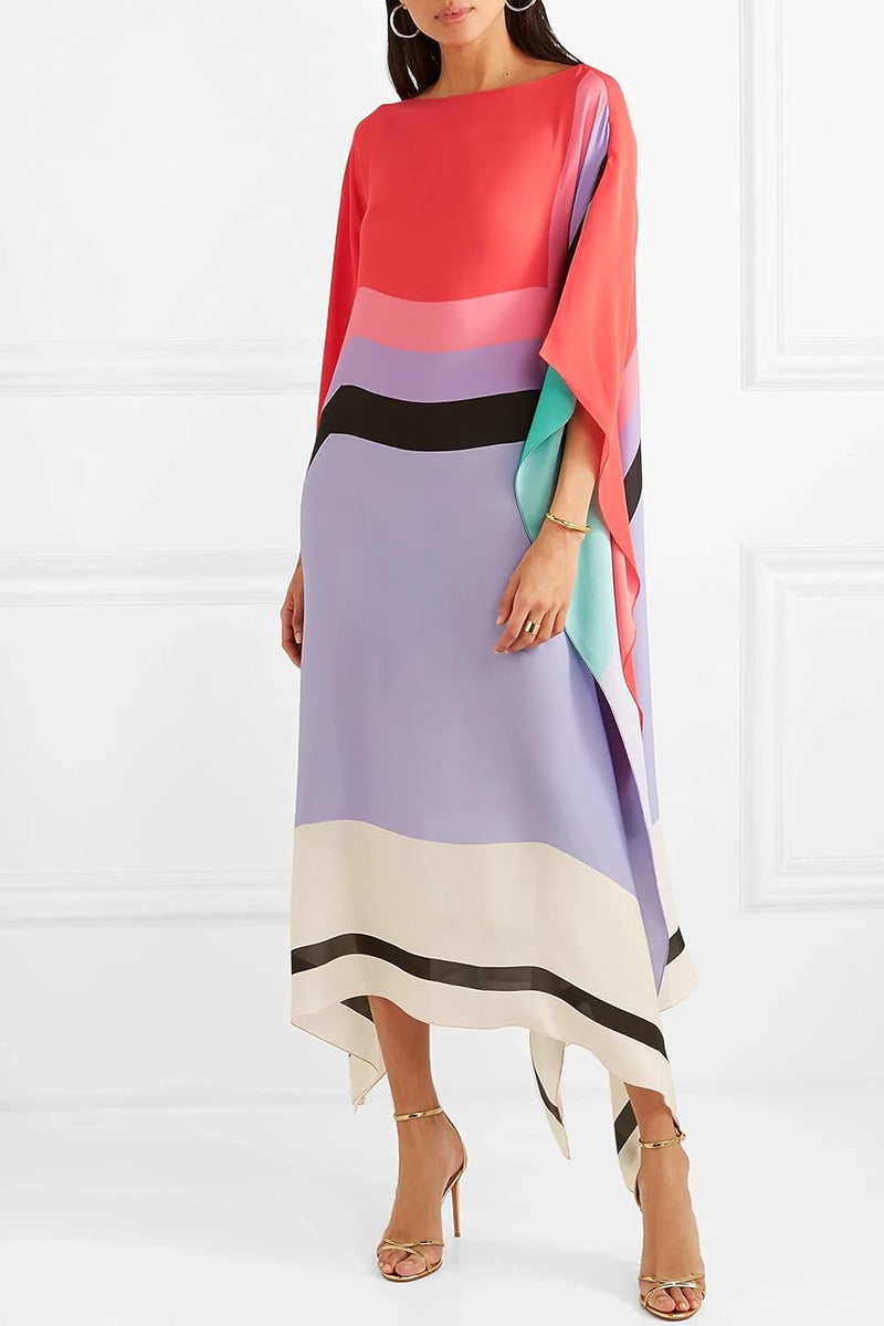 Rilinda | Elegante caftano con stampa geometrica