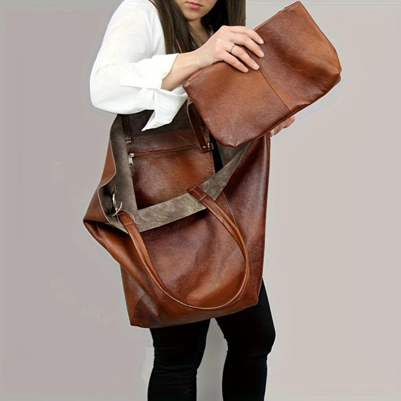 Olivia™ Retro Softness | Borsa tote di grande capacità