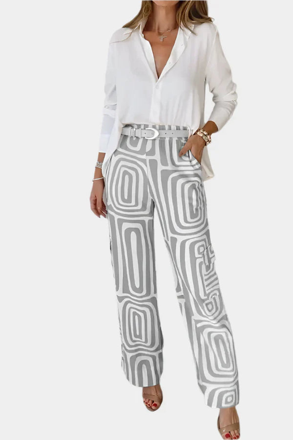 Set comodo ed elegante con cintura regalo