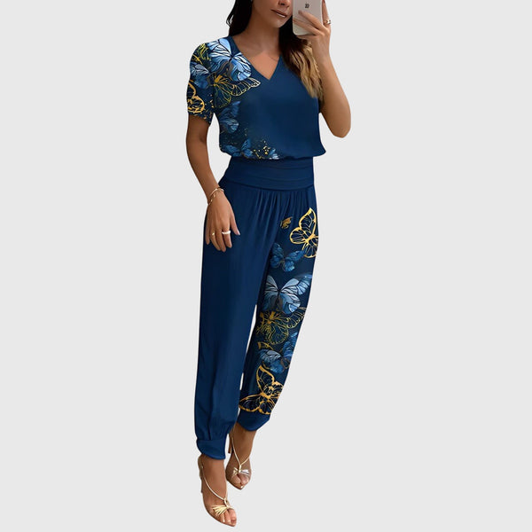 Jennifer™ | Completo elegante con camicetta e pantaloni
