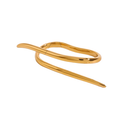 Anello Doppio Avvolto in Oro