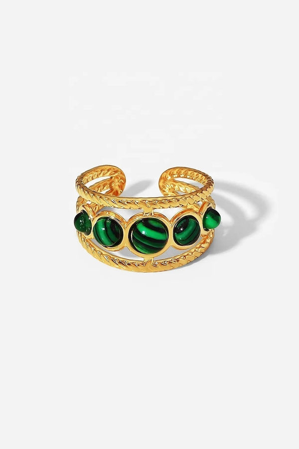 Anello regolabile giada