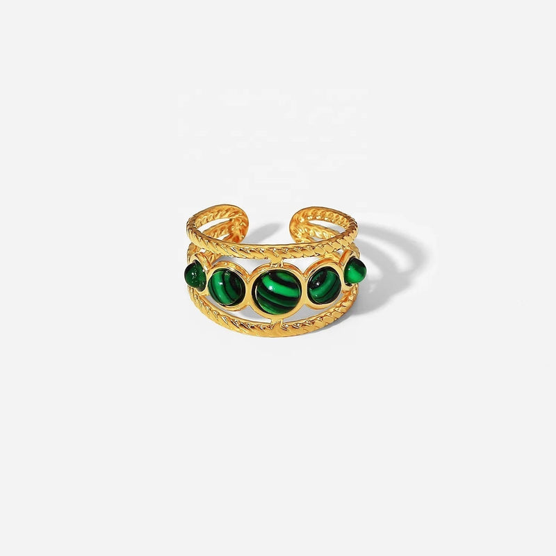 Anello regolabile giada