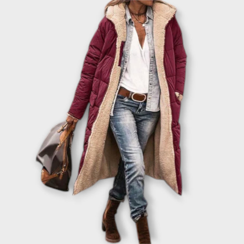 Kora - Cappotto con fodera in pelliccia