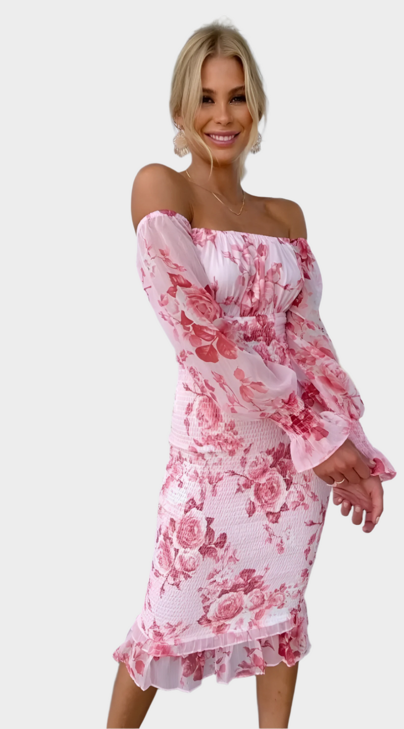 Dolce abito midi floreale