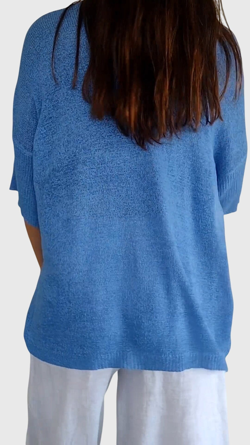 Cassandra™ | Elegante top con scollo a V