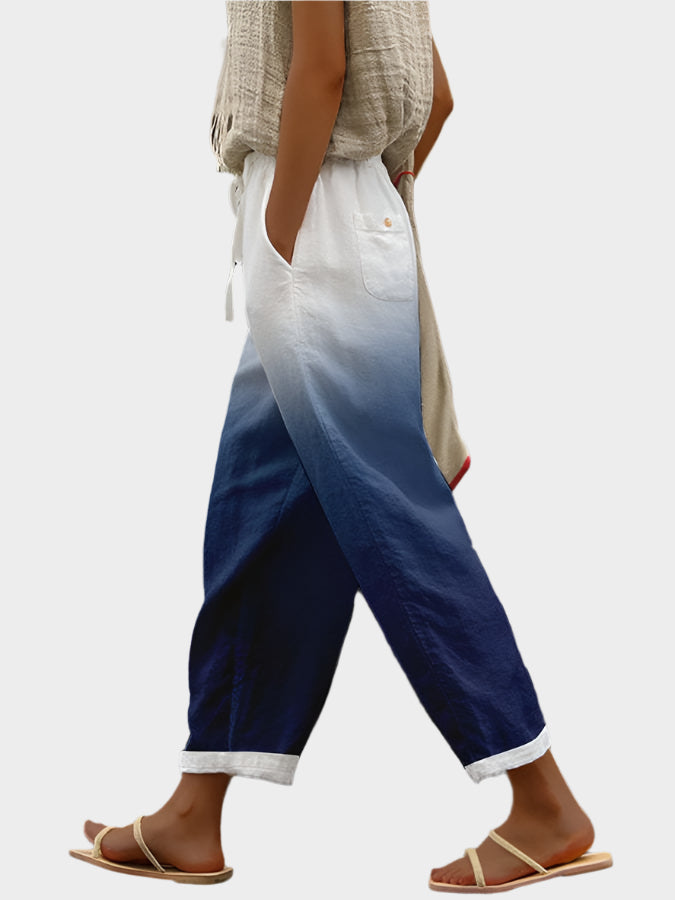 Pantaloni rilassati con stampa
