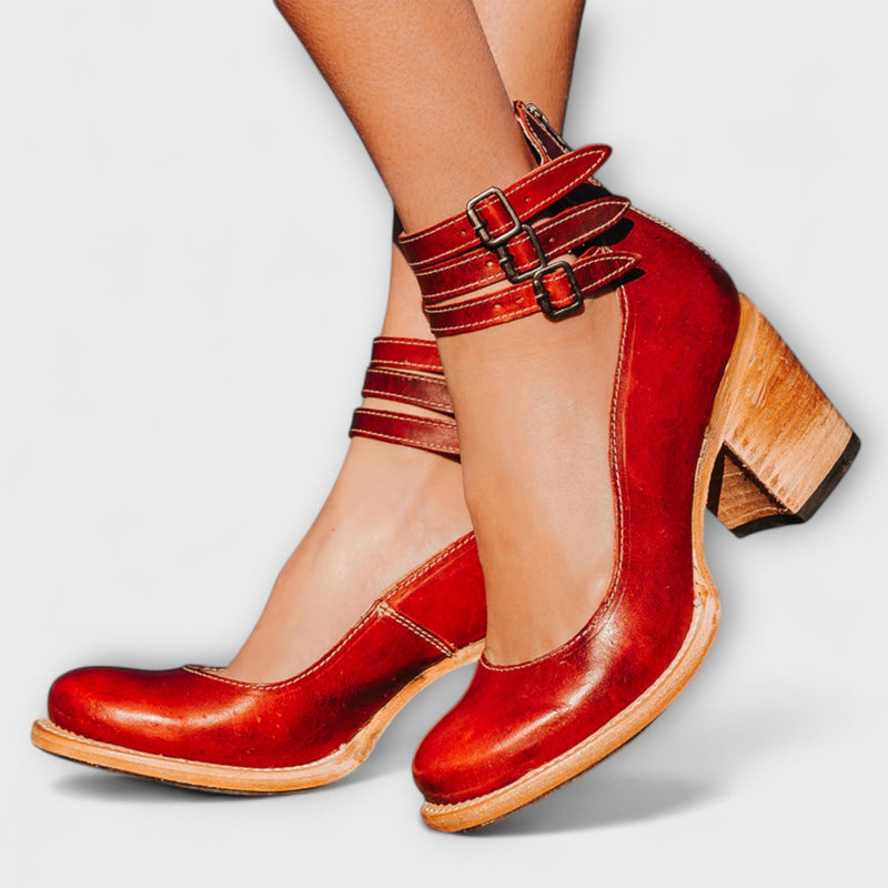 Marisa - Scarpe da donna con tripla fibbia