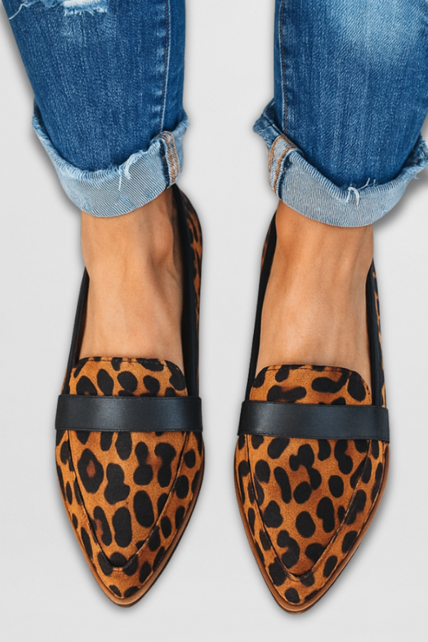 Mocassini in pelle scamosciata