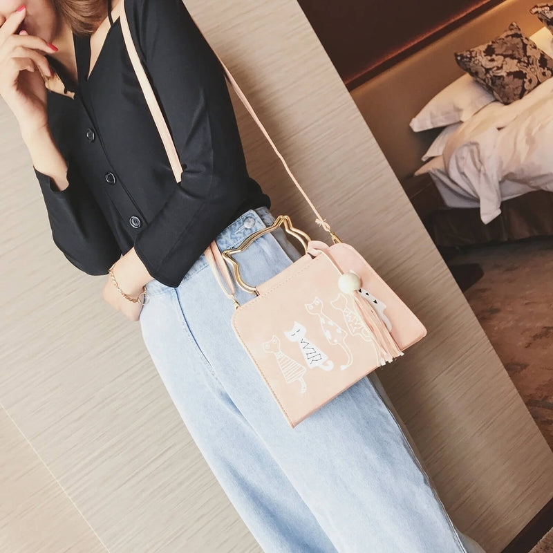 Layla™ - Elegante e carina borsa a forma di gattino