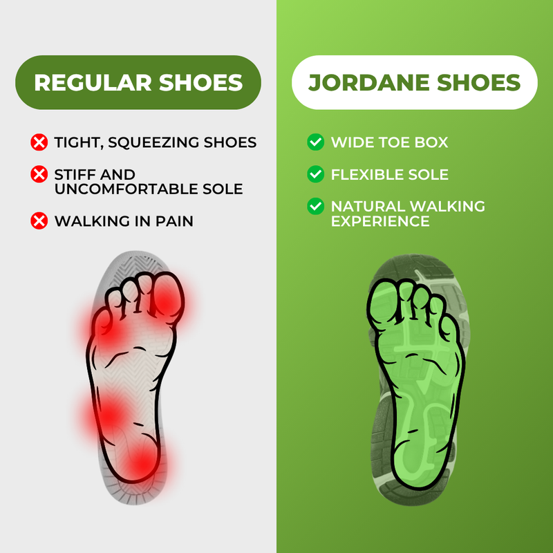 Jordane | Scarpe comode ed ergonomiche