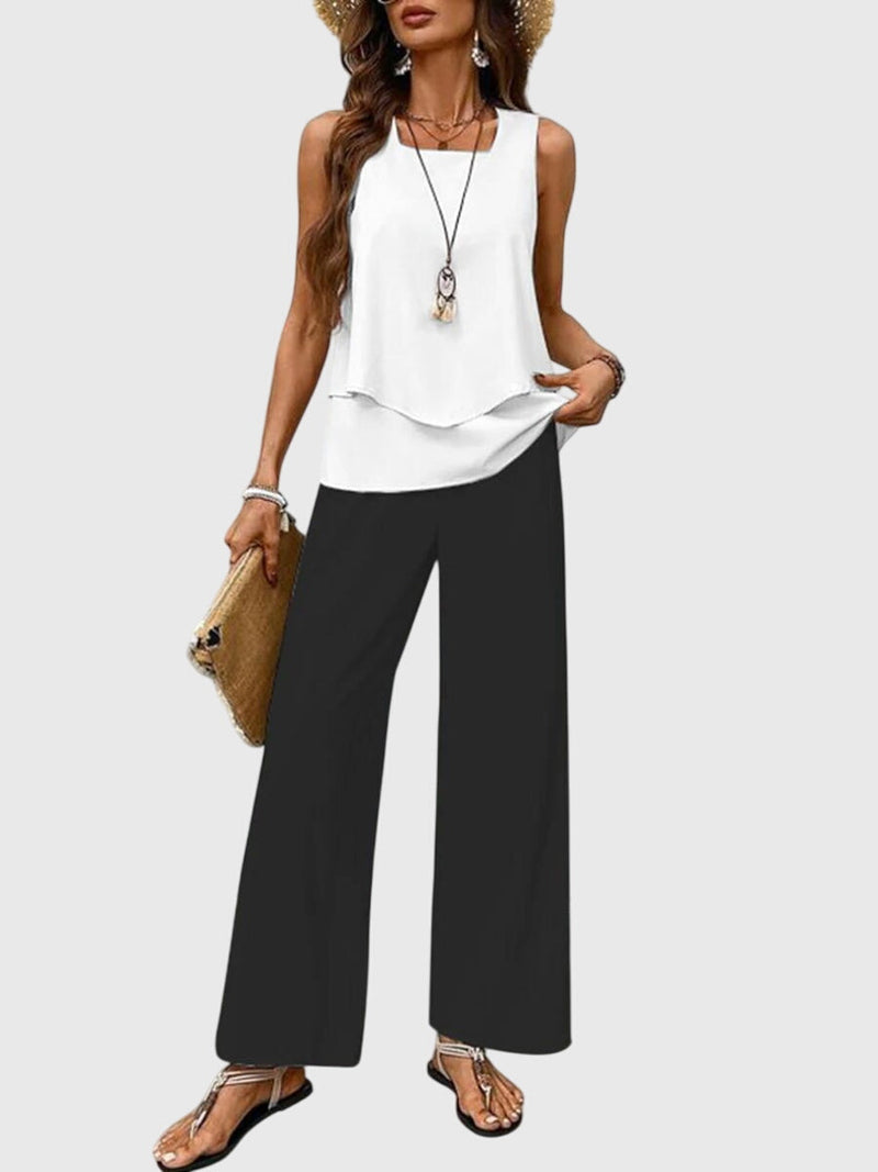 Brenda™ | Elegante completo estivo da 2 pezzi