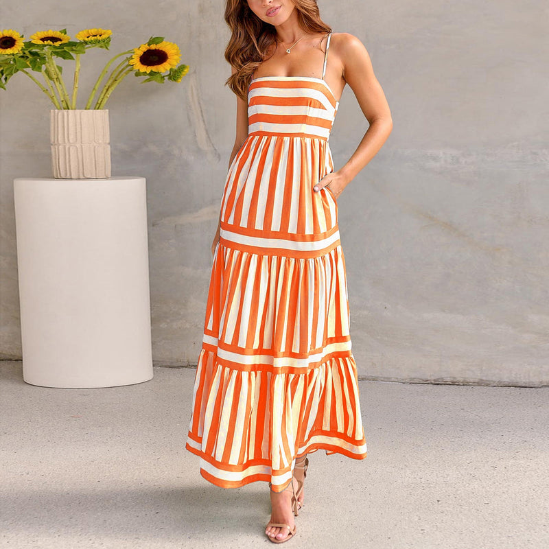 Abito lungo Coastal Vibes – Comfort e colore in uno