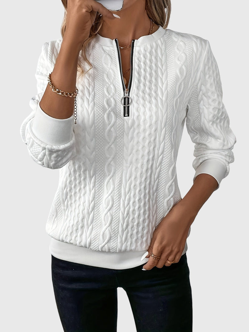 Nora™ | Maglione con cerniera