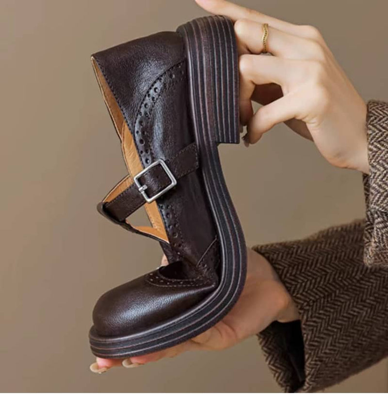 Scarpe comode in pelle