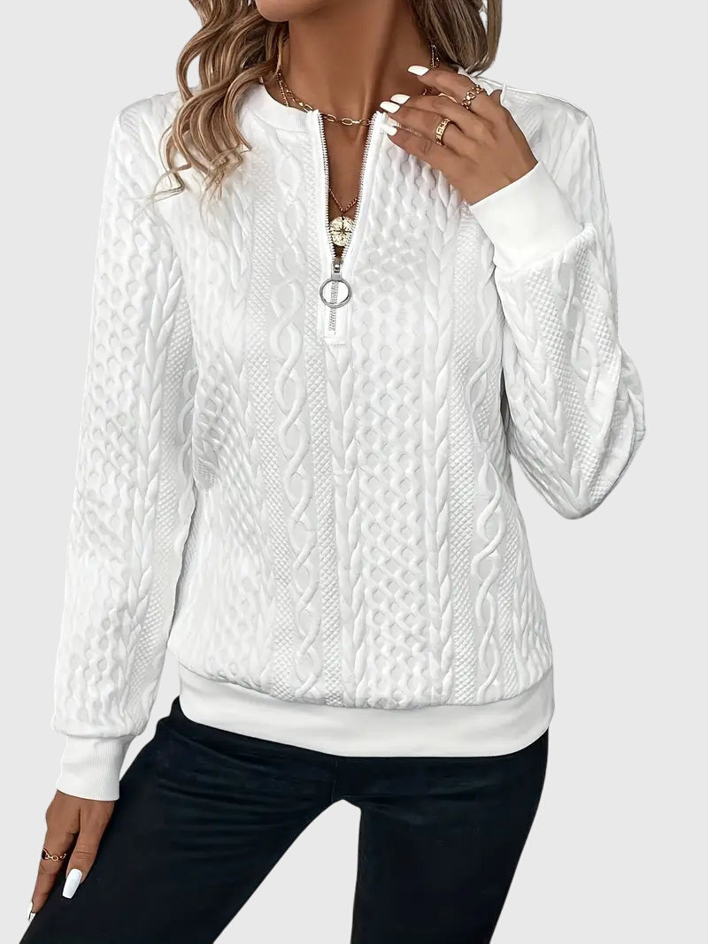 Nora™ | Maglione con cerniera