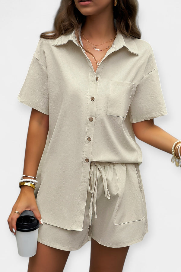 Completo comodo con maglietta e pantaloncini