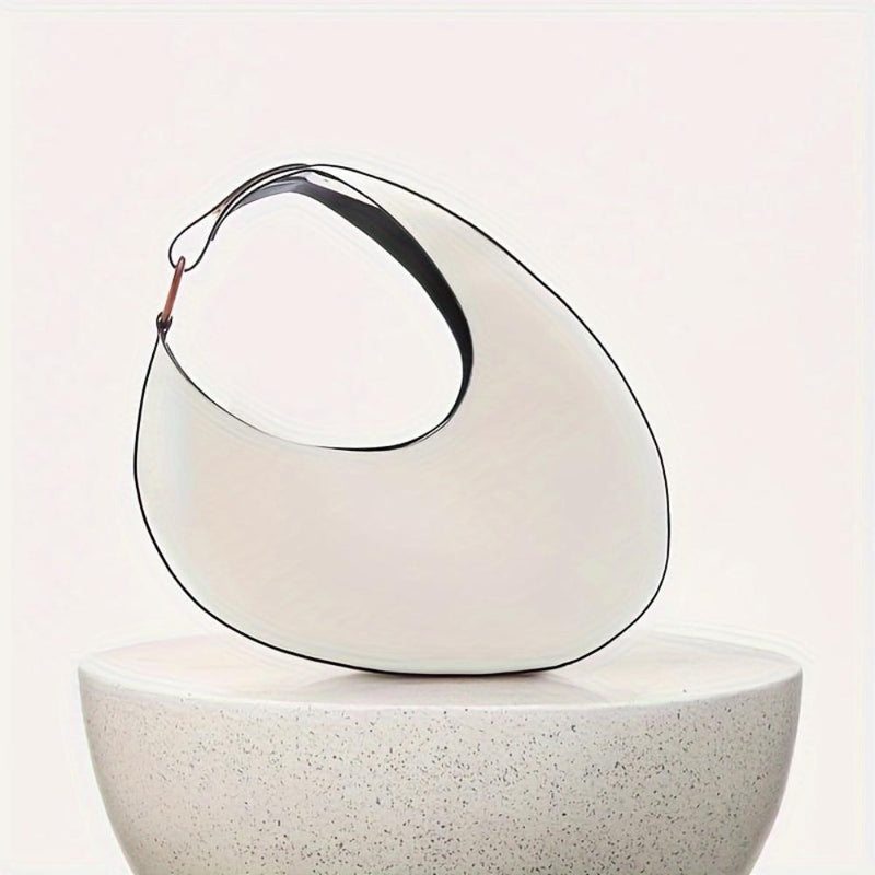 Sophia™ Modern Minimalist | Elegante borsa hobo in tinta unita