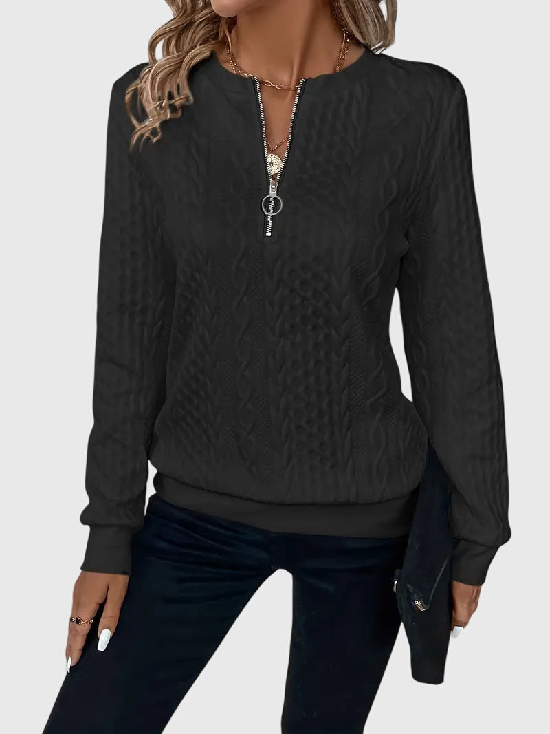 Nora™ | Maglione con cerniera