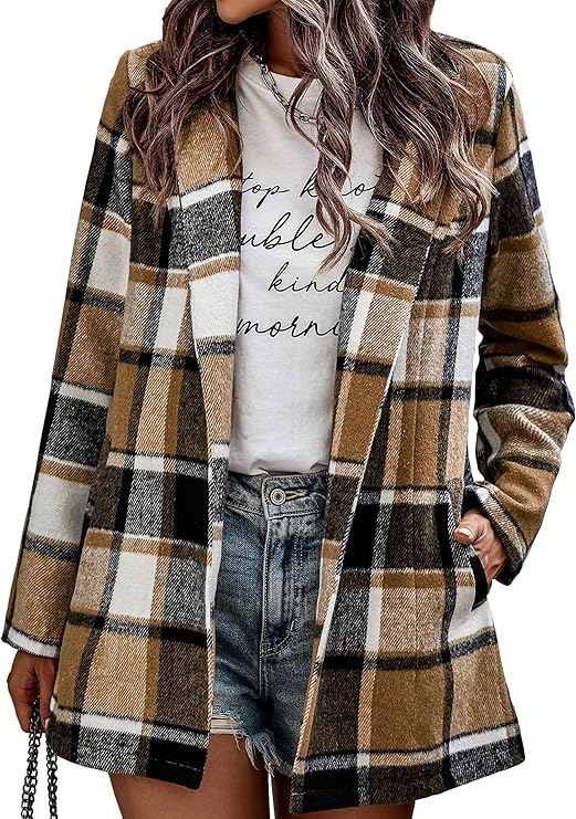 Avery™ - Blazer scozzese vintage