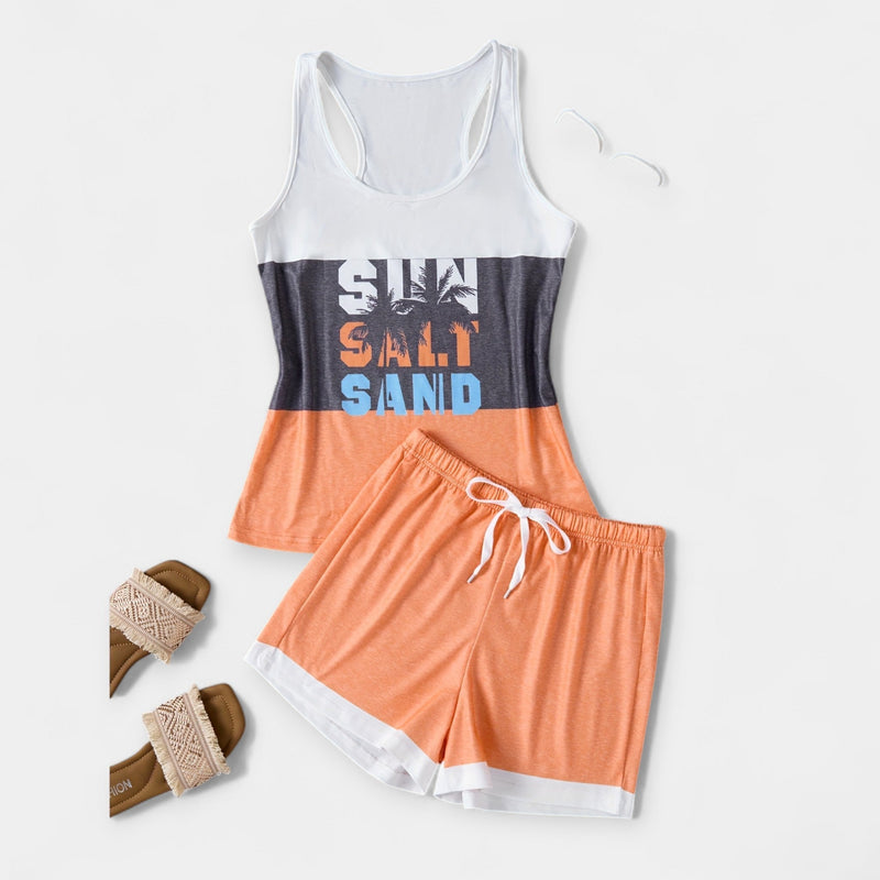 Set di palme per l'estate