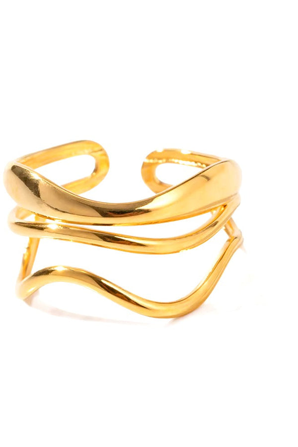 Anello regolabile Anya testurizzato