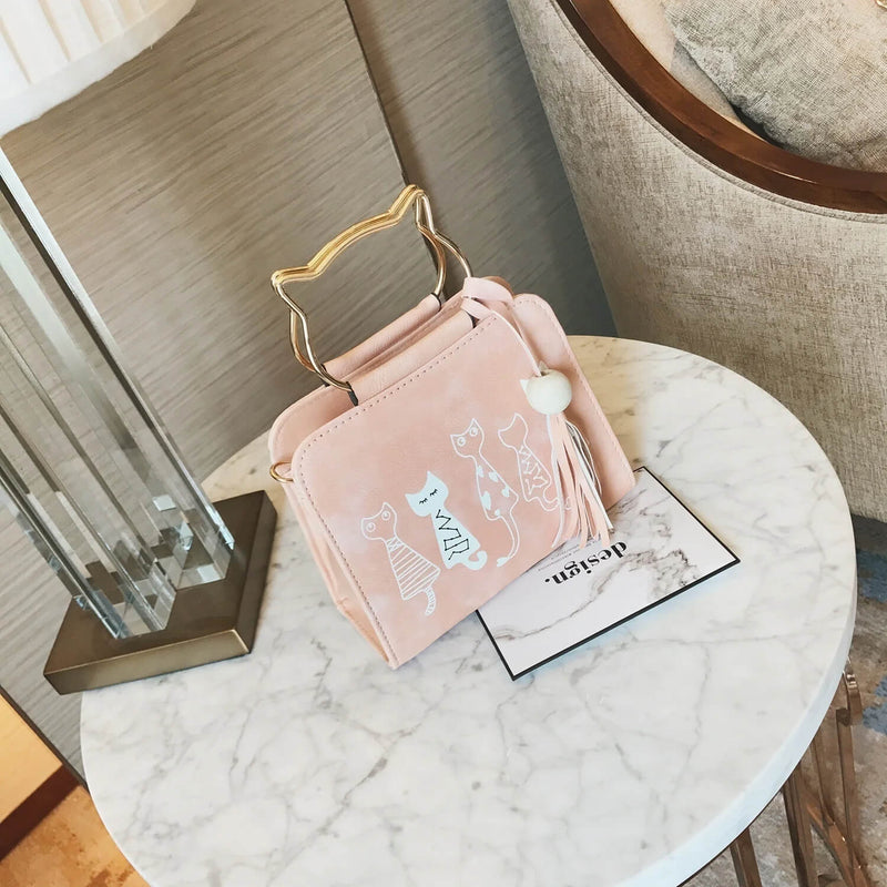 Layla™ - Elegante e carina borsa a forma di gattino