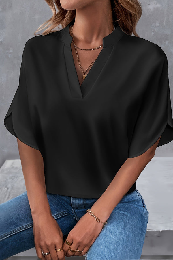 Lexa | Blusa a scollo a V a vestibilità comoda