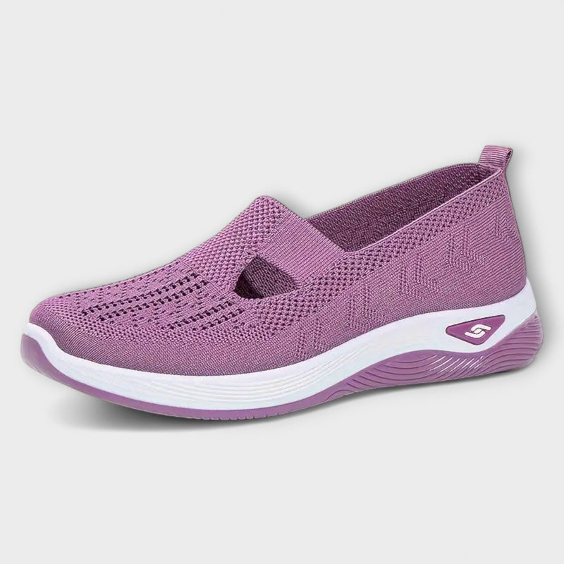 Martha - Stivali Ortopedici Confortevoli in Viola