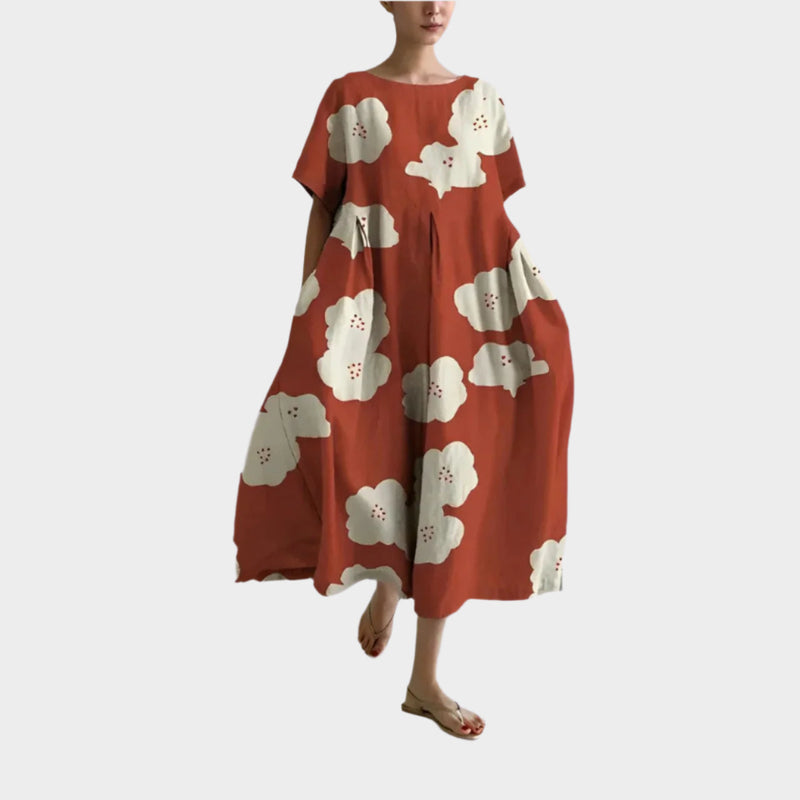 Comodo abito lungo retrò