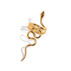 Anello Serpente Regolabile Oro