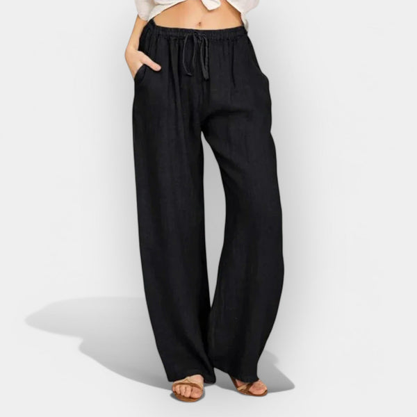 Pantaloni estivi in ​​lino traspiranti