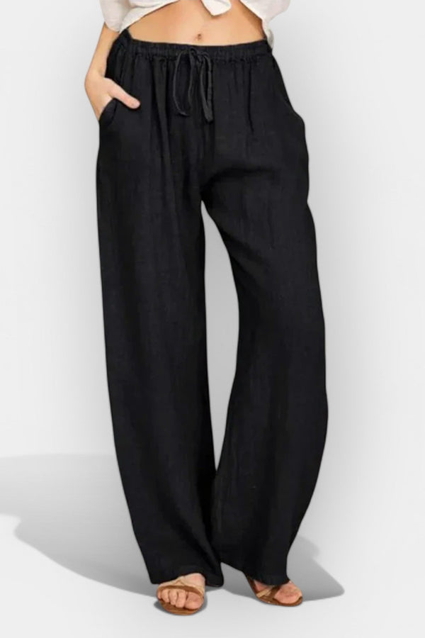 Pantaloni estivi in ​​lino traspiranti