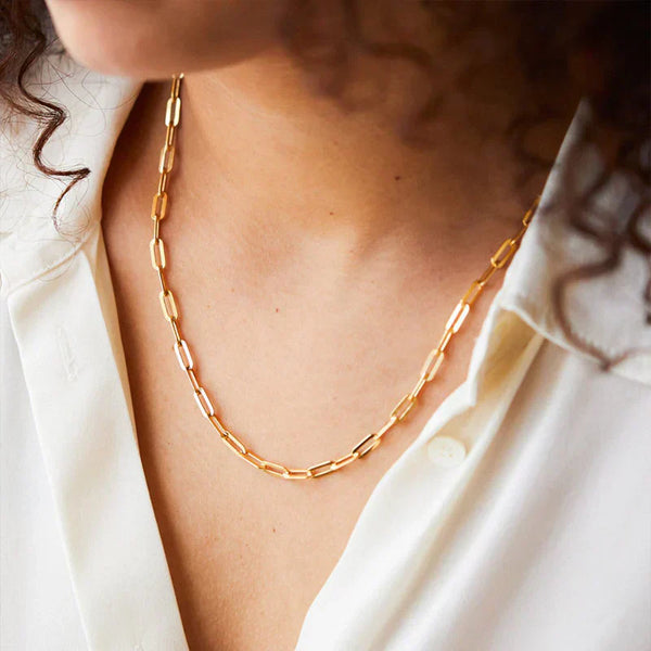 Collana a catena elegante Archen | Oro