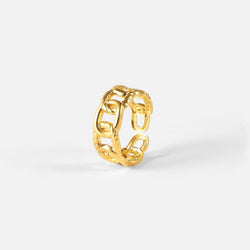 Anello a catena d'oro