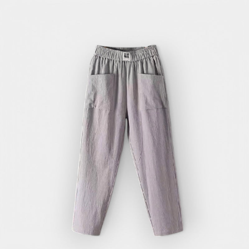 Pantaloni comodi in lino