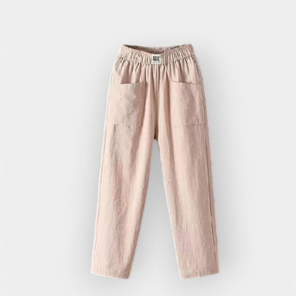 Pantaloni comodi in lino