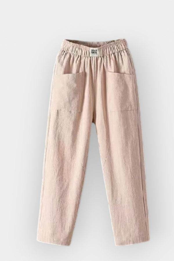 Pantaloni comodi in lino